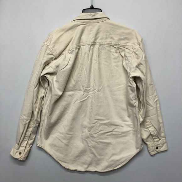 Vintage Gap Men Long Sleeve Cotton Button Snap Shirt Top Size Medium M098 -7 - Picture 7 of 9